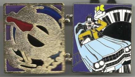 75721 - 2010 Stained Glass Character Attractions Collection - Goofy with Rock 'n Roller Coaster - Walt Disney World alternate image