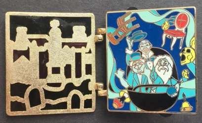 2010 Stained Glass Character Attractions Collection - Hitchhiking Ghosts with The Haunted Mansion - WDW