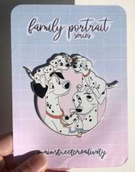 75785 - Fantasy Pin Series: MainStreetCreativity - 101 Dalmatians Family Pin - Fantasy Unlicensed alternate image