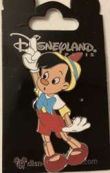 Pinocchio. Raising his hand