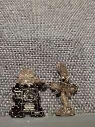 'Beauty and the Beast - Cogsworth and Lumiere Pin Set - MLT'