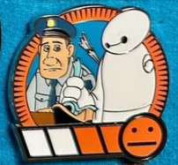 Big Hero 6 Pain Levels Mystery Collection - Level 6 Pain, Baymax with Sergeant Gerson - MLT