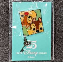 Tokyo Disneyland 25th Anniversary Key Collection - Chip and Dale - TDR