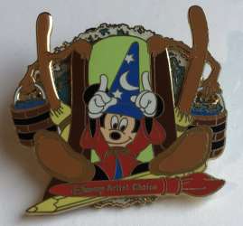 75943 - Happiest Pin Celebration On Earth - Sorcerer Mickey with Brooms Spinner - Walt Disney World alternate image
