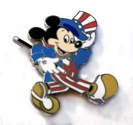 Click to view the Mickey as Uncle Sam - Silver Version details