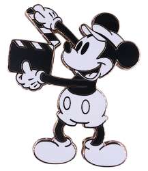 'The Walt Disney Studio Lot Mystery Collection - Mickey Mouse director black and white with clapboard - DEC'