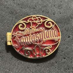 76450 - New Fantasyland Grand Opening - Red Hinged Stained Glass - Beast's and Eric's Castles - Walt Disney World alternate image