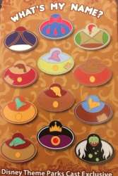 What&#039;s My Name Badge Mystery Set - Snow White and the Seven Dwarfs - Cast Exclusive - Unopened box - MLT