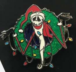 76625 - Holiday Nightmare Before Christmas - Santa Jack in Wreath - Walt Disney World alternate image