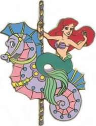 3048 - Princess Carousel Horse - Ariel - Disney Auctions alternate image