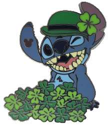 76776 - WDW Hidden Disney Series 2024: Stitch Holidays Collection - Clover Saint Patrick's Day Stitch - Walt Disney World alternate image