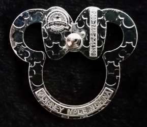 3054 - Jeweled Outline - Minnie Mouse Reflective Bow alternate image