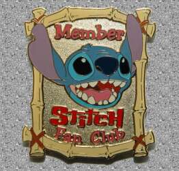 'Disney Auctions (P.I.N.S.) - Fan Club Series - Stitch Fan Club - DA'