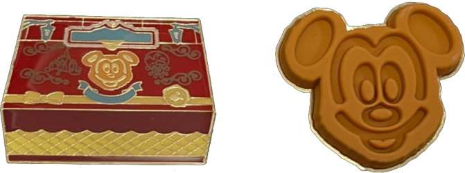 77090 - Tokyo Disney Snack Pin Sets Collection - Mickey Waffles - Full Set - Tokyo Disneyland Resort alternate image