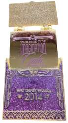 '2014 Imagination Gala Pin Event - Hinged Purple Glitter Invitation Envelope (You&#039;re Invited) - WDW'