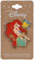 BoxLunch - Disney - Mermaid Ariel with Hands Clasped and Flounder - DLIC