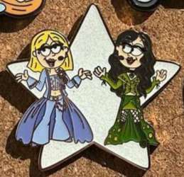 77149 - Fantasy Pin Series: KCollectibles - The Lizzie McGuire Movie - "What Dreams Are Made Of" - Lizzie & Isabella - Fantasy Unlicensed alternate image