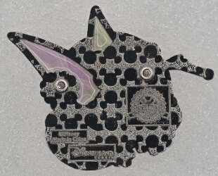 'Tinker Bell - Colourful Flowers Wand Iridescent Wings - DLP'