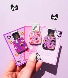 77188 - Fantasy Pin Series: Grape Soda Club - Instant Polaroid Camera Villains Dark Castle Slider - Evil Queen - Fantasy Unlicensed alternate image