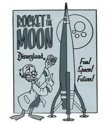 Rocket to the Moon - Ludwig Von Drake