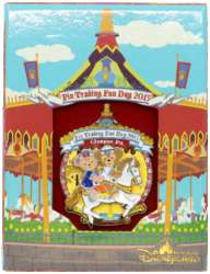 Champion Pin (ShellieMay & Duffy on Carousel Horse)