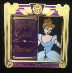 2014 Imagination Gala Pin Event - Magical Transformations Boxed Slider Set - Cinderella in Rags to Ballgown ONLY - WDW