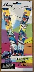 77403 - SDCC 2019 - Stitch Lanyard Pin Set - Disney Licensed alternate image