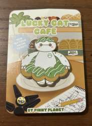 77435 - Fantasy Pin Series: PinnyPlanet - Lucky Cat Cafe: Mochi Donut - Fantasy Unlicensed alternate image