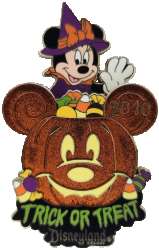 Witch Minnie Pop-Up Pumpkin
