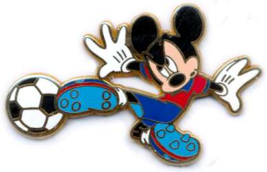 Mickey Playing Soccer