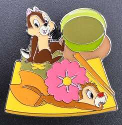 'Pin Trading Carnival 2024 - Chip and Dale - Biscuits &amp; Green Tea - HKDL'