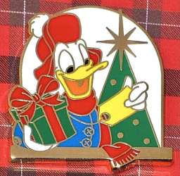Donald with Present