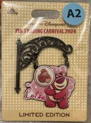 'Pin Trading Carnival 2024 - Pixar - Signposts - Lotso Bear - HKDL'