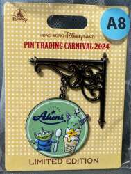 'Pin Trading Carnival 2024 - Pixar - Signposts - Alien - HKDL'