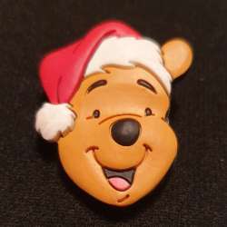 77659 - Winnie the Pooh - Winnie the Pooh with Santa hat, head only - Disneyland Resort alternate image