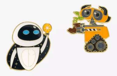 77840 - BoxLunch - Pixar - WALL-E and EVE Pin Set - Loungefly alternate image