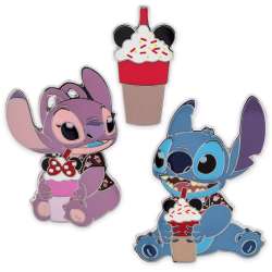 Stitch Attacks Snacks Series - Stitch and Angel with Ice Cream Soda Set — Full Set - MLT
