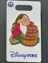 Snow White and the Seven Dwarfs - Grumpy Leaning on Barrel &quot;Hah! Mush!&quot; - MLT