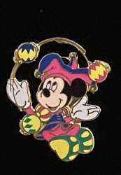 72726 - Disneyland Paris 5th Anniversary Boxed Pin Set - Mickey Mouse as Jester Juggling (only) - Disneyland Resort Paris alternate image