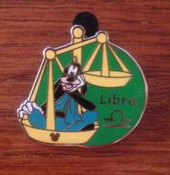 2012 Hidden Mickey - Zodiac - Goofy Libra - MLT