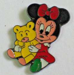 Click to view the Baby Minnie Mouse Sitting with Yellow Bear details