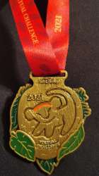 Virtual Challenge Lion King Medal