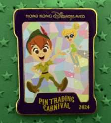 78073 - Pin Trading Carnival 2024 - Peter Pan & Tinker Bell - Hong Kong Disneyland alternate image