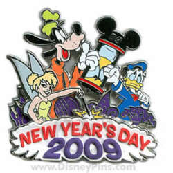 'New Year's Eve/Day - Donald, Goof, and Tinkerbell 2009 - WDW'