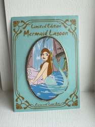 78140 - Fantasy Pin Series: Neverland Mermaids by Crescent Lion Art - Mermaid by Waterfall - Fantasy Unlicensed alternate image