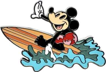 78303 - Aulani Resort & Spa - Mickey & Minnie Surfing - Full Set - Disney Vacation Club alternate image