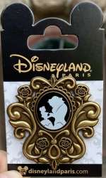 78337 - Beauty and the Beast - Gold Frame Belle & Beast Portrait - Disneyland Resort Paris alternate image