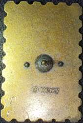'Euro Disney - Pewter Castle Stamp - DLP'