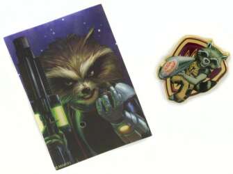 78351 - NECA Marvel Die-Struck Pin & Card Mystery Collection - Rocket Raccoon - Disney Licensed alternate image