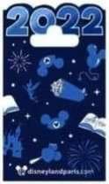 2022 Dated Year Pins - Mickey and Friends Dated Spinner - DLP